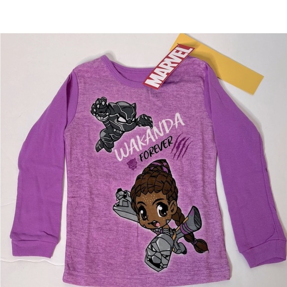 NWT Marvel Black Panther Shuri Purple
Wakanda Forever Snug Fit Pajama
Set Size 4 - Picture 3 of 6
